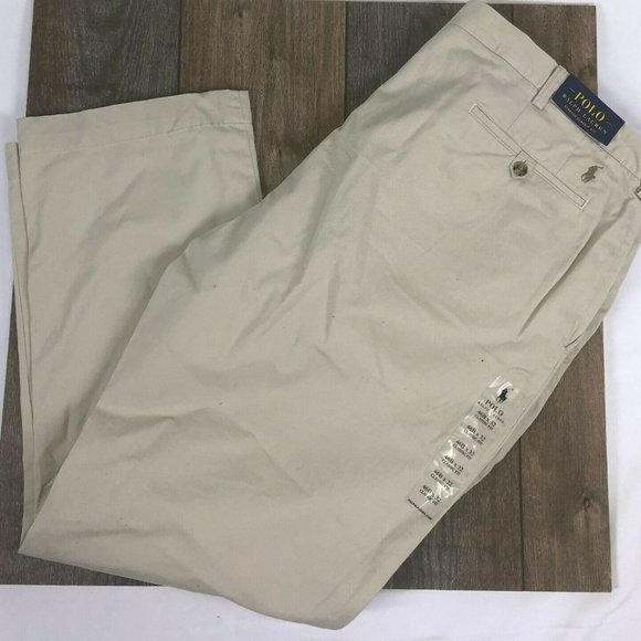 Ralph Lauren Light Kahaki Chino Pant Size 46Bx32 - Picture 1 of 3